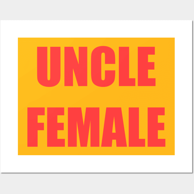Uncle Female iCarly Penny Tee Wall Art by penny tee